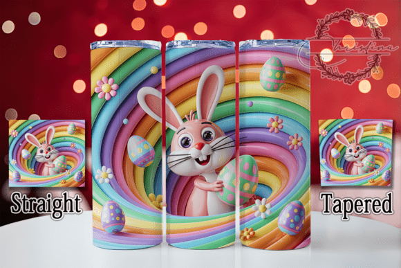 3D Floral Bunny Egg Tumbler: A Versatile Design for Creative Drinkware Projects