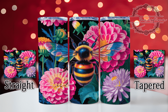 3D Rainbow Bee Tumbler: A Vibrant Addition to Modern Drinkware Design