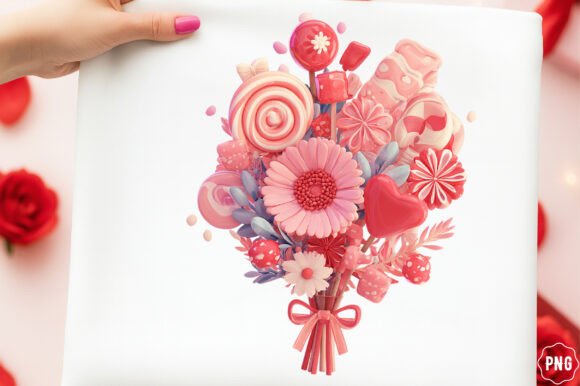 3d Sublimation Red Floral Clipart Graphi: A Versatile Design Resource for Creators and Businesses