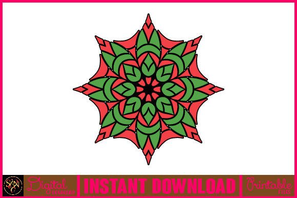 Mandala 3D Layered SVG Cut File-136: A Versatile Design for Creative and Commercial Use