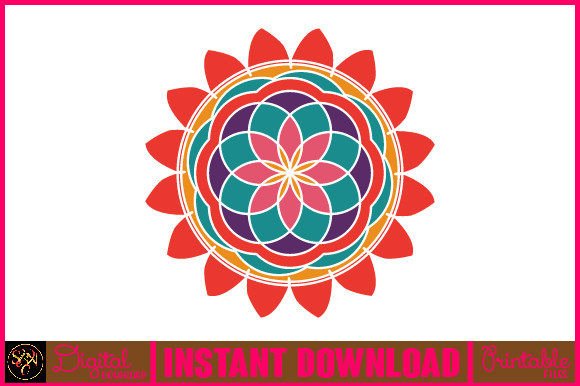 Mandala 3D Layered SVG Cut File-24: A Versatile Design for Creative Projects