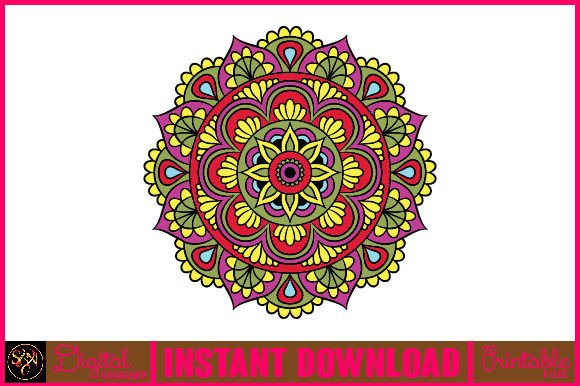 Mandala 3D Layered SVG Cut File-42