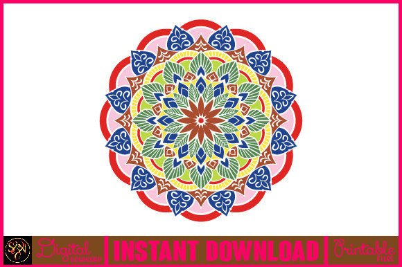Mandala 3D Layered SVG Cut File-73