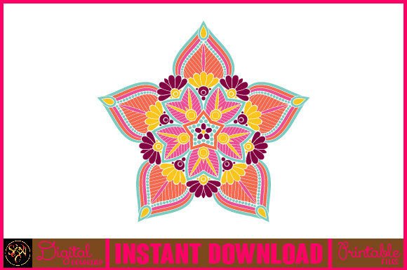 Mandala 3D Layered SVG Cut File-86