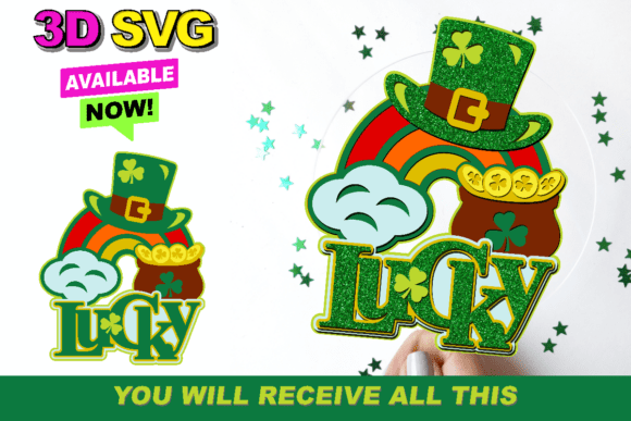 St Patricks Day Lucky Cake Topper 3D SVG: A Creative and Practical Tool for Every Maker